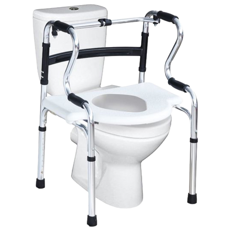 6 IN 1 Multi-Functional Walker Commode Shower Chair 