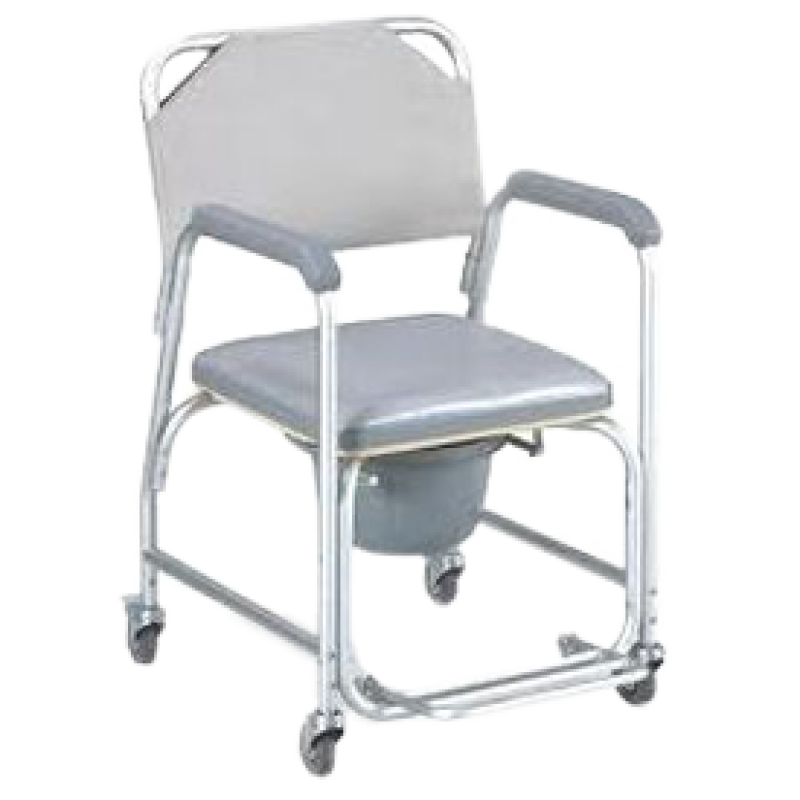 Aluminium  All-in-One  Shower , Commode Wheelchair