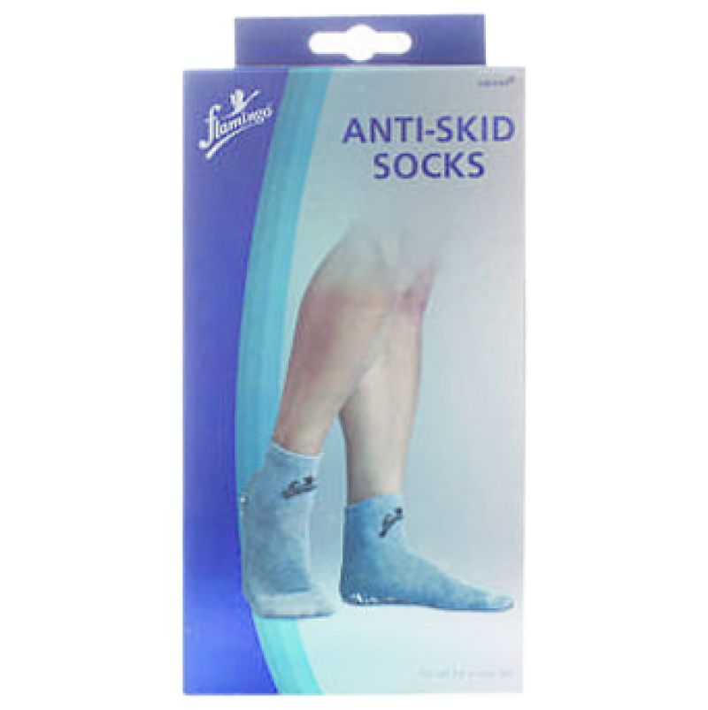 Flamingo Anti-skid Socks - Ankle Length